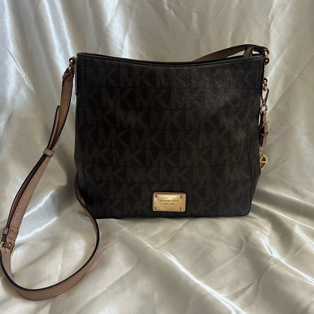 Michael Kors Dark Brown Shoulder/Crossbody Purse